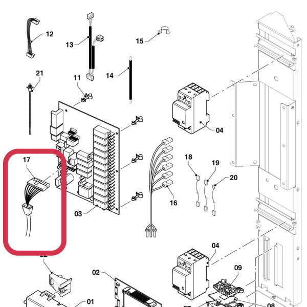 Жгут проводов (18-28KE) 0010026086