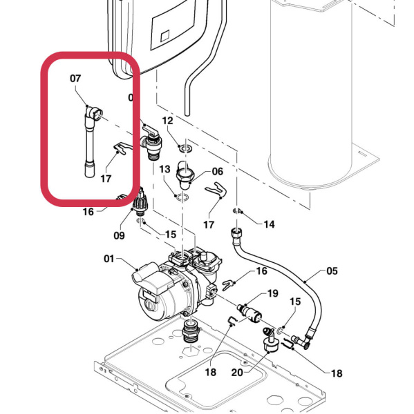 Гибкий шланг 0010026152