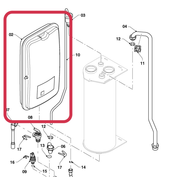 Расширительный бак 0020097328